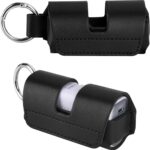 Holder Case Compatible with Anker 621 Nano Power Bank 5,000mAh Portable Charger 12W 22.5W, Small Microfiber Leather Carrying Case Storage Holder with Keychain - Case Only - Image 2