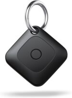 Hoxe Air Tracker, Key Finder Works with Find My (iOS Only), Bluetooth Tracker Tag for Keys, Luggage, Suitcase and Pets, Loud Beep, Worldwide Tracking, Replaceable Battery, 1-Pack - Image 2