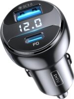 INIU USB C Car Charger, 66W Total [USB C+USB A] Car Charger Adapter with PD & QC, Fast Charging All Metal Tiny Car Phone Charger for iPhone 16 14 13 12 11 Pro Samsung S21 Pixel iPad Macbook Air Tablet - Image 2