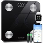 INSMART Smart Scale for Body Weight, Accurate Digital Bathroom Weight Scales, Bluetooth Body Fat Scale with BMI Muscle Mass, 17 Body Composition, Health Monitor Analyzer with APP Sync, 400 lbs - Image 2