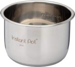 Instant Pot Stainless Steel Inner Cooking Pot Mini 3-Qt, Polished Surface, Rice Cooker, Stainless Steel Cooking Pot - Image 2