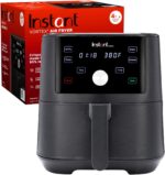 Instant Pot Vortex 6QT XL Air Fryer, 4-in-1 Functions that Crisps, Roasts, Reheats, Bakes for Quick Easy Meals, 100+ In-App Recipes, is Dishwasher-Safe, from the Makers of Instant Pot, Black - Image 2