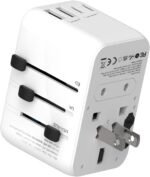 International Power Plug Adapter, Rmtbeeg Universal Travel Adapter with 3 USB-C and 2 USB-A Ports, All-in-One Worldwide Wall Charger for Europe UK EU AUS (Type C/G/A/I), Plug Adaptor Travel - Image 2