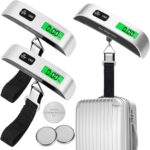 Jeffbaubl 3 Pack Digital Luggage Scale,Luggage Weight Scale,110LB Baggage Scale with Backlit LCD Display,Portable Hanging Baggage Scale,Suitcase Weight Scale with Hook for Travel Home - Image 2