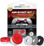 KontrolFreek Aim Boost Kit for PlayStation 5 (PS5) and PlayStation 4 (PS4) Controller | Includes Performance Thumbsticks and Precision Rings | Inferno Edition - Image 2
