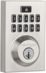 Kwikset 914 Contemporary Keypad SmartCode Electronic Deadbolt Smart Lock featuring SmartKey Security and ZigBee 3.0 Technology in Satin Nickel - Image 2