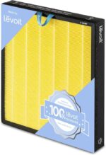LEVOIT Genuine Vital 200S-P Air Purifier Pet Allergy Replacement Filter, Supports HEPA Sleep Mode, High-Efficiency Activated Carbon for Removal of Allergens, Pollen, Vital 200S-RF-PA, 1 Pack, Yellow - Image 2
