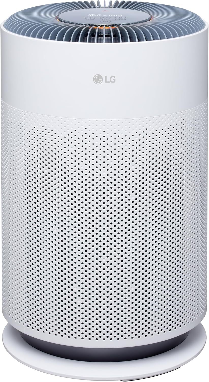 LG PuriCare 360 Air Purifiers for Home, Large and Small Room, Bedroom, Up to 2,059 ft² in 1 Hr with NanoFiber True HEPA Filter, 360 Degrees of Filtration, WiFi, Air Quality Monitor, Low Noise - Image 2