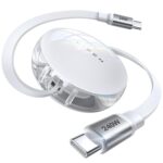 LISEN 240W Retractable USB C Cable, USB C to C Retractable Car Charger Cable, Phone Charger Cord Fast Charging for iPhone 16 15 Pro Max Plus/iPad/MacBook/Samsung S24, Travel Essentials - Image 2