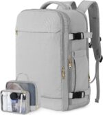 Large Travel Backpack - 40L Waterproof for Women, Men, College, Business, Hiking, Work - Image 2