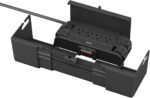 Legrand - Wiremold Cable Management Kit, Black Cord Hider with Cable Management Box, Wiremold Outlet Box with 8 Outlets, Wire Management Box 4 x 9.6 x 5.1 inches, CCBP8-BK - Image 2