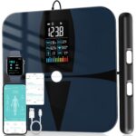 Lepulse Body Composition Scale, 8 Electrode Bathroom Smart Scale with BMI, Body Fat, Muscle Mass, Scale for Body Weight and Fat with 20 Body Fat Scale, Large Color Display and Report (Black) - Image 2