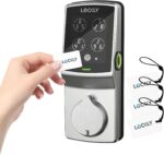 Lockly Secure Plus, RFID Card Smart Lock, Keyless Entry Doory Lock, PIN Genie® Keypad, 3D Biometric Fingerprint Sensor, Auto Lock - Satin Nickel (PGD728FCSN) - Deadbolt Edition - Image 2