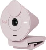 Logitech Brio 300 HD Webcam with Privacy Shutter, Noise Reduction Mic, USB-C, Certified for Zoom, Microsoft Teams, Google Meet, Automatic Light Correction - Pink - Image 2
