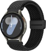 Magnetic Braided Strap Compatible with Samsung Galaxy Watch 7 6 5 4 Band 40mm 44mm, Galaxy Watch FE 40mm, 20mm Soft Replacement Band for Galaxy Watch 7 6 5 4 Women Men - Image 2