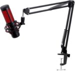 Mic Arm for QuadCast S - Boom Arm for HyperX QuadCast 2 QuadCast SoloCast, Blue Yeti, Fifine AM8, Rode, Shure, Razer, Gaming Mic and Most Microphones using 3/8" to 5/8" Adapter - Image 2
