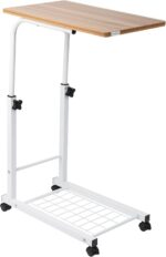 Mind Reader Standing Desk, Laptop Stand, Height Adjustable, Computer Table, Work Table, MDF, 19" L x 12" W x 31" H, Black - Image 2