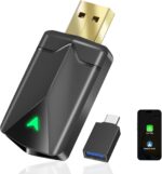 Mini Wireless CarPlay Adapter for iPhone, Converts Wired to Wireless, Plug and Play, Auto Connect, with USB & Type-C, Easy Setup for Car - Image 2