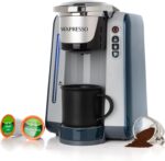Mixpresso Single Serve Coffee Brewer K-Cup Pods Compatible & Ground coffee, Single Serve K-Cup Coffee Maker With 4 Brew Sizes 45oz, Quick Brewing with Auto Shut-Off, Rapid Brew Technology - Image 2