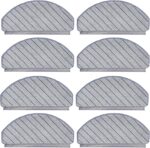 Mop Pads Accessories for ECOVACS DEEBOT T10 Plus/DEEBOT N20 Plus, for Yeedi C12 Pro Plus Robotic Robot Vacuum, 8 Pcs Washable and Reusable Microfiber Mop Pads Replacement Part - Image 2