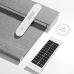 Motorized Blinds With Remote, Hub-Free Smart Roller Shades Compatible with Alexa, Automatic for Windows With Matter Motor, Cordless Blackout, Solar Panel, Rechargeable, Grey, 23*72 - Image 2