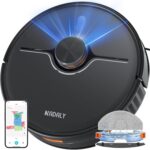 NADALY D200 Robot Vacuum and Mop Combo, Lidar Navigation Robot Vacuum Cleaner, 6000Pa Suction, 200Mins Runtime, Wi-Fi/App/Alexa Control, Self-Recharging Robotic Vacuum for Carpet Pet Hair Hard Floor - Image 2