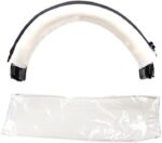 NC Headphone Zippered Headband Head Cushion Top Cover Wireless SE Gaming Headset Replacement Accessories for Corsair Virtuoso RGB, White - Image 2