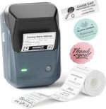NIIMBOT B1 Label Maker Machine with Tape, Thermal Label Printer Easy to Use for Office, Home, Business, 2 Inch Label Maker with 2'' x1.18'' Labels-230pcs/Roll - Image 2