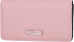 Nautica Seaside Slim Womens Wallet RFID Blocking Credit Card Holder, Coin Purse, Checkbook Organizer Clutch, Small Vegan Leather Wallet for Travel, Blush - Image 2