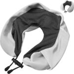 Neck Pillow Cover, Travel Neck Pillow Cover, Travel Neck Pillow Case Cover, U Shaped Neck Pillow Washable Cover, Airplane Pillow Cover (Only Pillow Covers, no Filler) - Image 2
