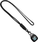 Necklace Compatible with Fitbit Versa 4/Fitbit Versa 3/Fitbit Sense 2/Sense Watch Fob Necklace Pendant Clip, Nylon Sport Strap for Fitbit SmartWatch Lanyard Keychain Pocket Adapter - Image 2