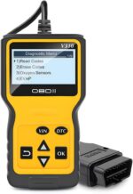 OBD2 Scanner Code Reader for Car Check Engine, Automotive CAN Diagnostic Tool, Read and Erase Fault Codes, Check Emission Monitor Status, Universal for All OBD II Protocol Cars After 1996 - Image 2