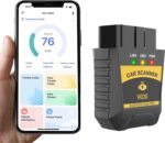 OBD2 Scanner Reader Bluetooth Wireless Auto Diagnostic Scan Tool OBD2 Scanner APP for Car Auto Connect to Phone - Clear/Reset Vehicle Engine Error Code Reader Diagnostic Tool for iPhone & Android - Image 2