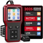 Obd2 Scanner with Battery Tester Enhanced fixd car Diagnostic Tool Code Reader for Cars and Trucks Check Engine Light Reader Clears Vehicle Error Codes for All OBD II Since 1996 - Image 2