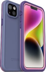 OtterBox FRĒ Series Waterproof Case with MagSafe (Designed by LifeProof) for iPhone 14 - Valor (Purple) - Image 2
