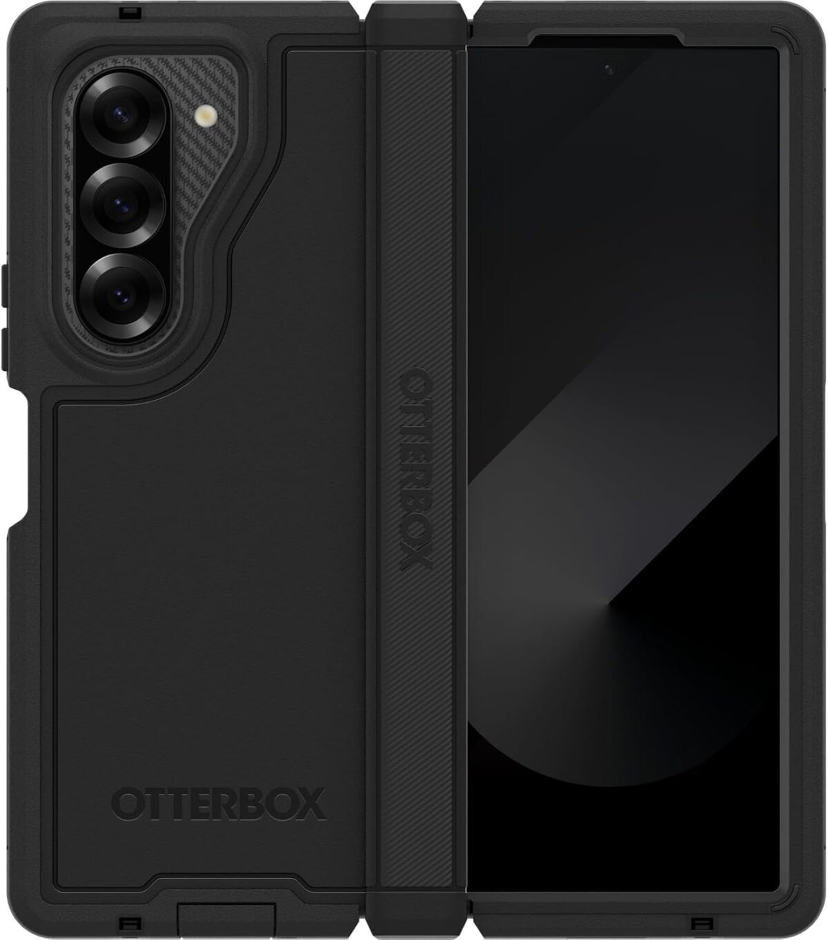 OtterBox Galaxy Z Fold6 Defender Series XT Case - Black, screenless, Rugged Hinge Protection, Lanyard Attachment, PowerShare and Wireless Charging Compatible - Image 2