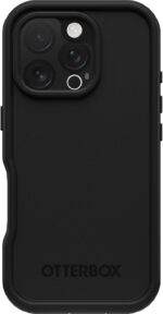OtterBox iPhone 16 Pro FRĒ Series Waterproof Case with MagSafe (Designed by LifeProof) - Black, Waterproof, 60% Recycled Plastic, Sleek and Stylish - Image 2