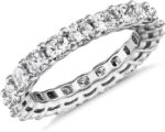 PAVOI 14K Gold Plated Rings with Cubic Zirconia Love - 4mm Stackable for Women - Gold Rings - Image 2