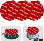 PKYAA Dashboard Pad Mounting Disk Sticky Adhesive Replacement Kit, 3pcs 2.76"(70mm) Circle Heat Resistant Double-Sided Stickers for Suction Cup Car Phone Holder Disc & Windshield Dash Cam - Image 2