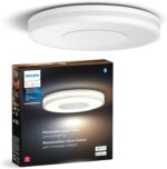 Philips Hue Being Ceiling Light, White - White Ambiance Warm-to-Cool White Smart LED Light - 1 Pack - Control with Hue App - Compatible with Alexa, Google Assistant, and Apple Homekit - Image 2