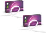 Philips Hue Outdoor 16-Foot Smart LED Light Strip - White and Color Ambiance - 2 Pack - Requires Hue Bridge - Weatherproof - Control with Hue App - Works with Alexa, Google Assistant and Apple HomeKit - Image 2