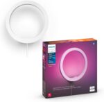 Philips Hue Sana Smart Wall Light, White - White and Color Ambiance LED Color-Changing Light - 1 Pack - Control with Hue App - Compatible with Alexa, Google Assistant, and Apple Homekit - Image 2