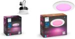 Philips Hue White and Color Ambiance Extra Bright High Lumen Dimmable LED Smart Retrofit Recessed 4" New Version & Slim 6" Downlight, White and Color LED Smart Light, Voice Control - Image 2