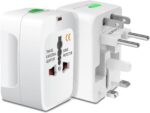 Portable Worldwide Universal Power Adapter All in One International Out of Country Travel Wall Charger Plug for Wall Plug Input in USA EU UK France Italy Australia India Outlets by Cellet - Image 2
