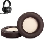 Prime Earpads Replacement Compatible with Corsair Virtuoso RGB Wireless SE Gaming Headset Ear Pads Cushion(Protein Leather/Memory Foam)- Brown - Image 2