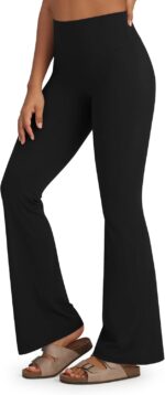 Promover Bootcut Yoga Pants for Women High Waist Dress Pants Flare Leggings 29" 31" 33" Workout Pant for Casual Work - Image 2
