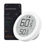 Qingping Digital Bluetooth Thermometer Hygrometer, Accurate Temperature Humidity Monitor, Indoor Smart Temperature Sensor and Humidity Gauge with E Ink Display, 30-Day Free Data Storage for Home - Image 2