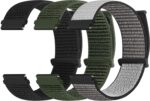 Quick Release Nylon Watch Band 18mm 20mm 22mm for Women Men Nylon Sport Loop Watch Straps Adjustable Breathable Replacement Bands, 3 PCS - Image 2
