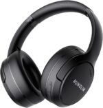 RUNOLIM Hybrid Active Noise Cancelling Over Ear Bluetooth Headphones with Microphone, 70H Playtime, Foldable Headphones with HiFi Audio, Deep Bass for Home, Travel, Office - Image 2