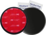 Randconcept - 95mm Adhesive Dashboard Pad Mounting Disk with Adhesive for Suction Cup Phone Mount & for Garmin GPS Suction Mount | 3.74" Wide Diameter 2 Pcs - Image 2
